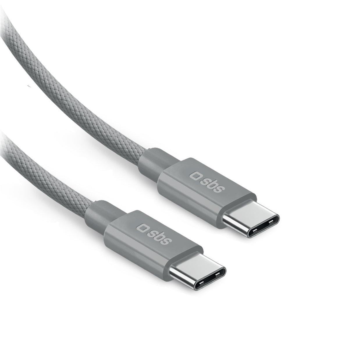 USB-C 2.0 charging and data cable 240W 2 metres in braided, anti-tangle nylon