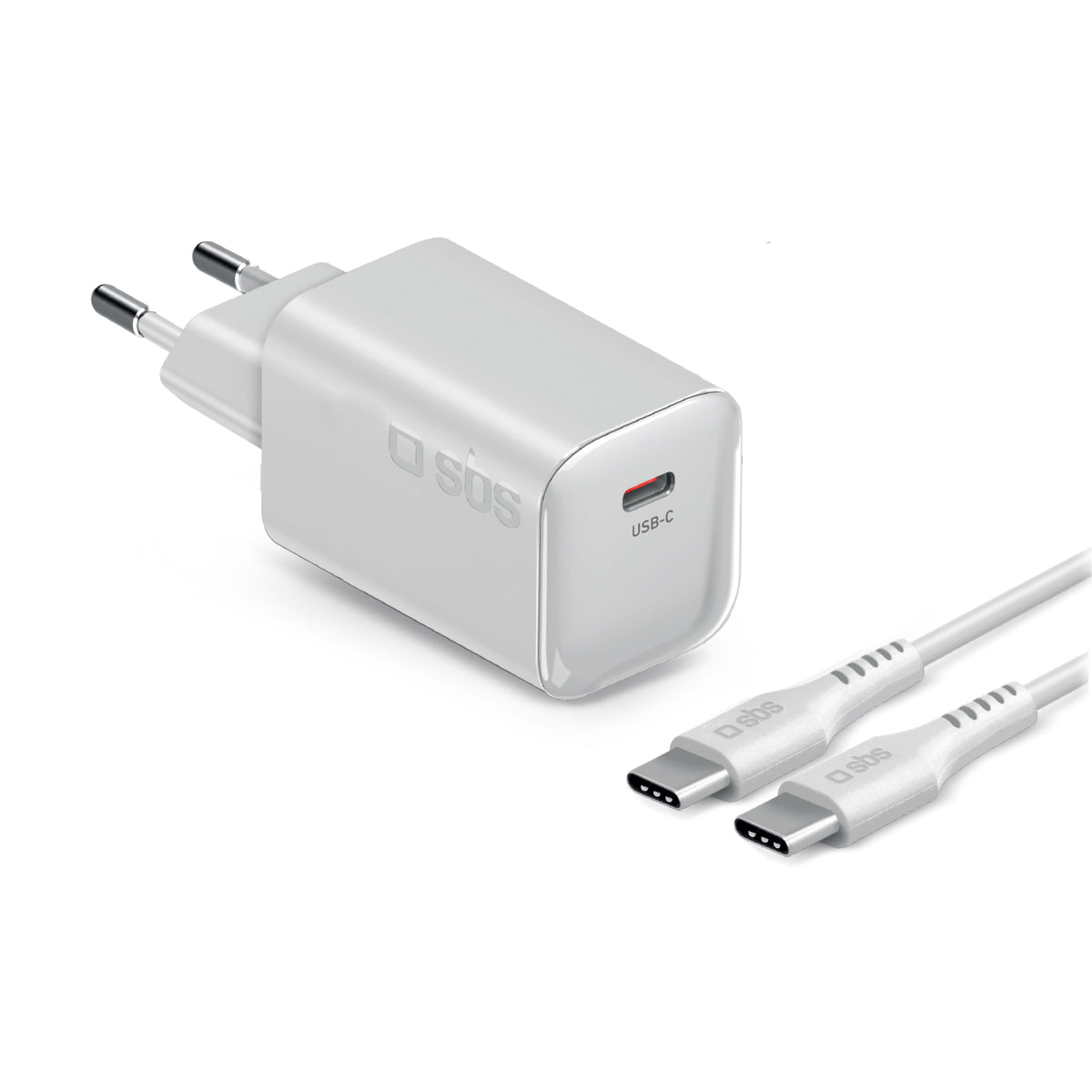 70W Power Delivery GaN Wandladegerät-Kit mit 2 m USB-C-Kabel, ideal für MacBook