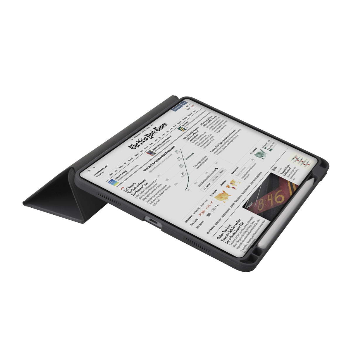 Étui support avec porte-stylo pour iPad Mini 7/6/5