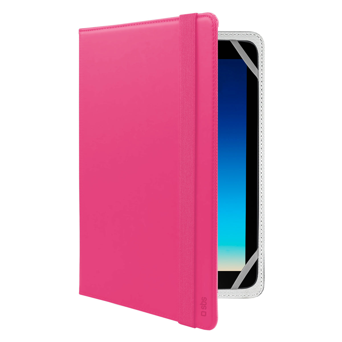 Klapphülle in universellem Hochformat mit Aufstellfunktion für Tablet 9"-10.1"