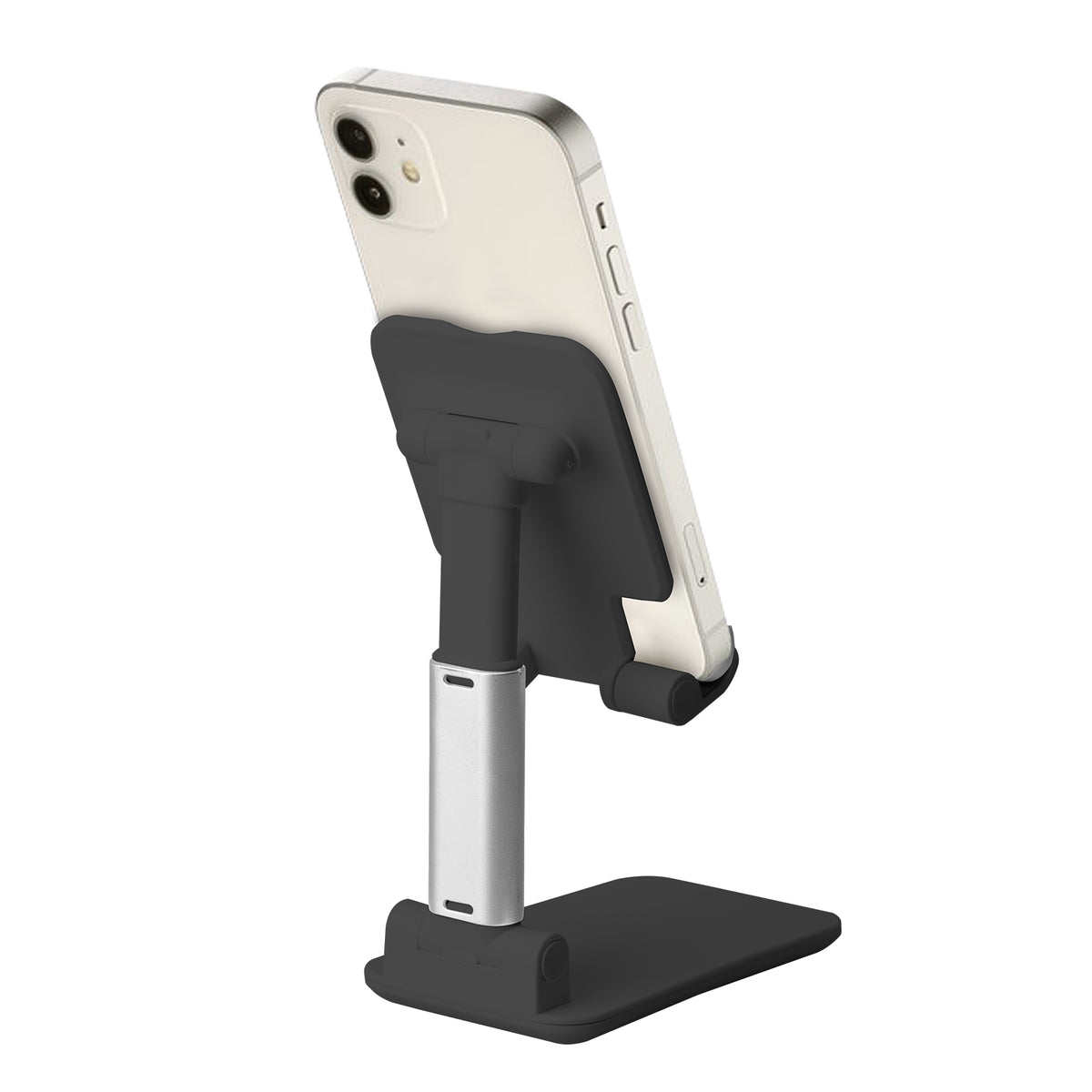 Soporte de mesa portátil para smartphones y tablets de hasta 12"