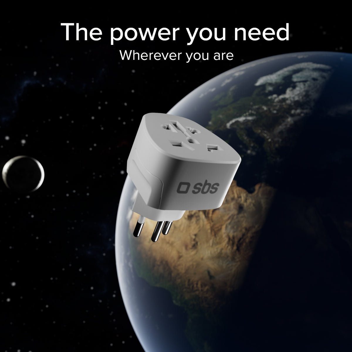 Adaptador de viaje universale Tipo J - Enchufe Suiza