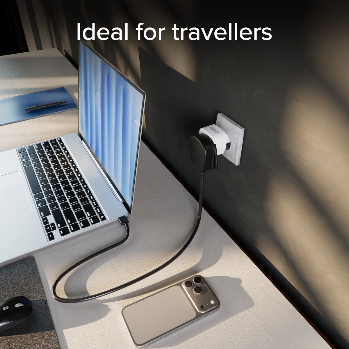 Adaptador de viaje universale Tipo J - Enchufe Suiza