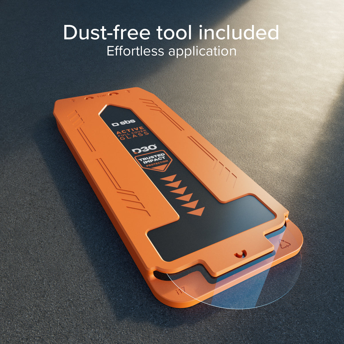 Cristal ultraresistente para iPhone Air con tecnología D30 con aplicador