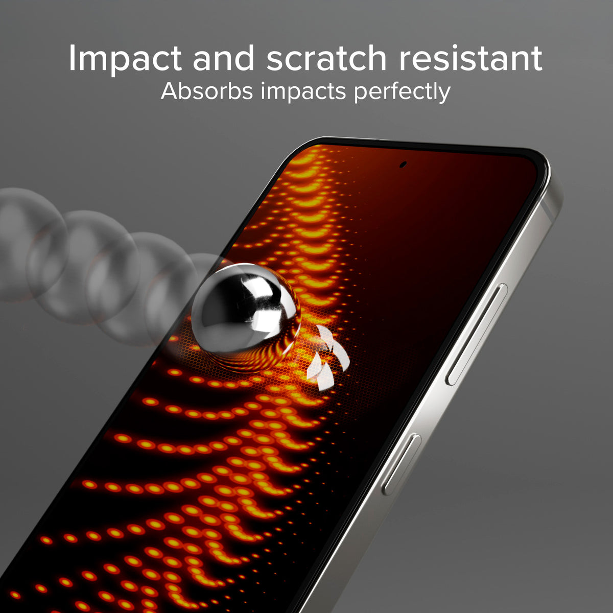 Ultra-strong D3O Screen Protector Technology with Applicator for Samsung S26