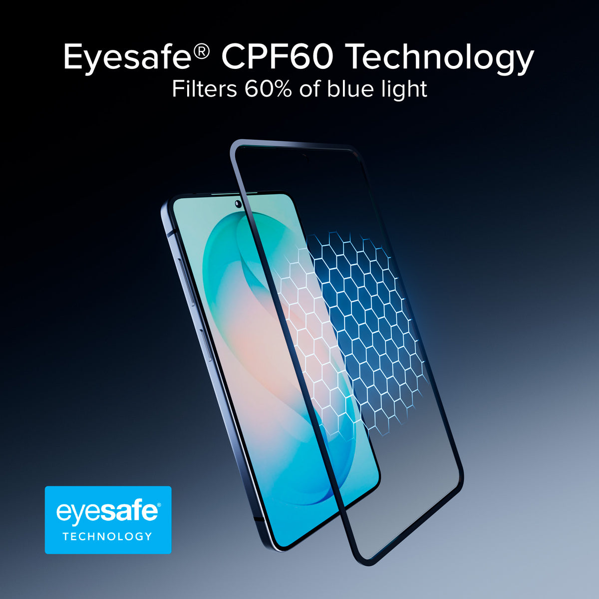Full Cover Anti Blue Light Glass with Eyesafe® CPF60 technology for Samsung S26