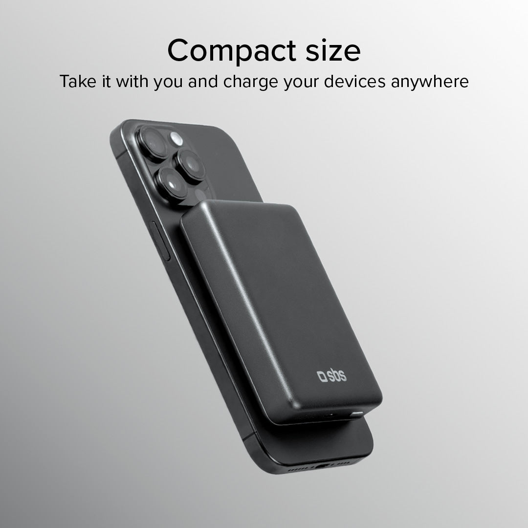 Power bank 10000 mAh compatible con MagSafe