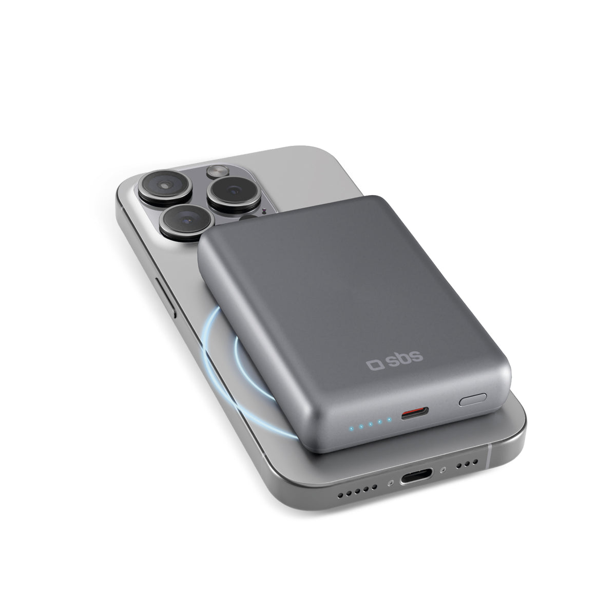 Power bank 10000 mAh compatible con MagSafe