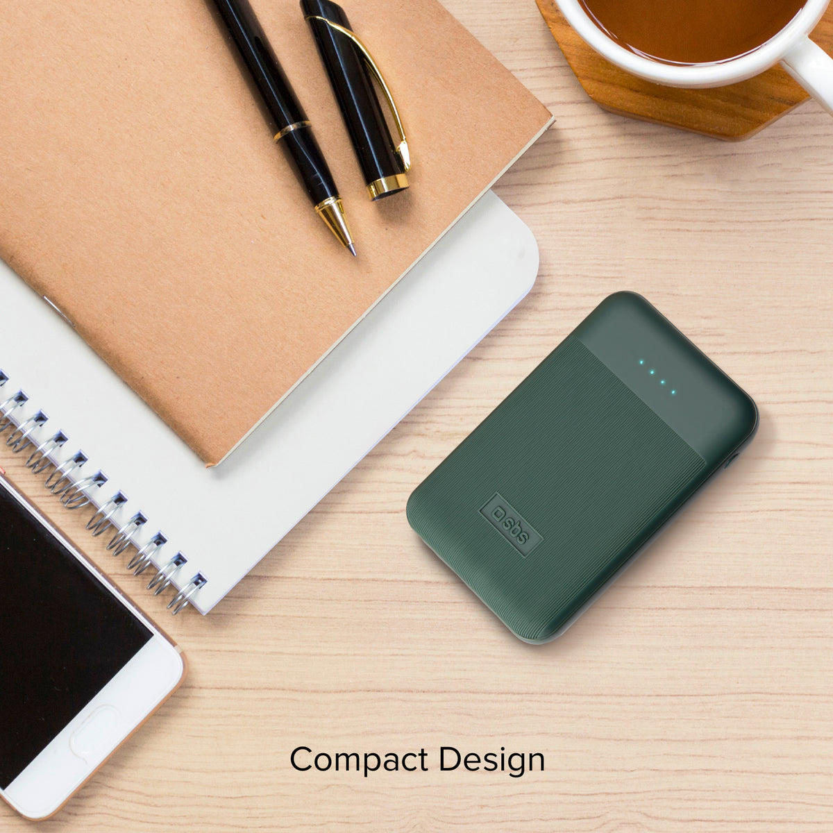 Batterie Power Delivery 20 W, 10 000 mAh, finition rainurée soft touch