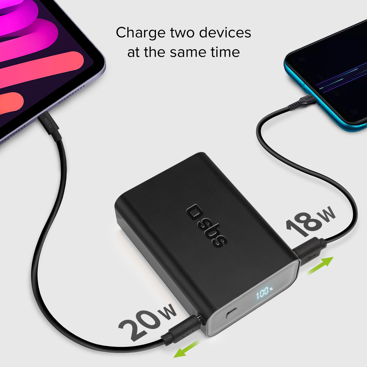 20.000 mAh Multi-Port Powerbank – mit Power Delivery Technologie und LCD Display