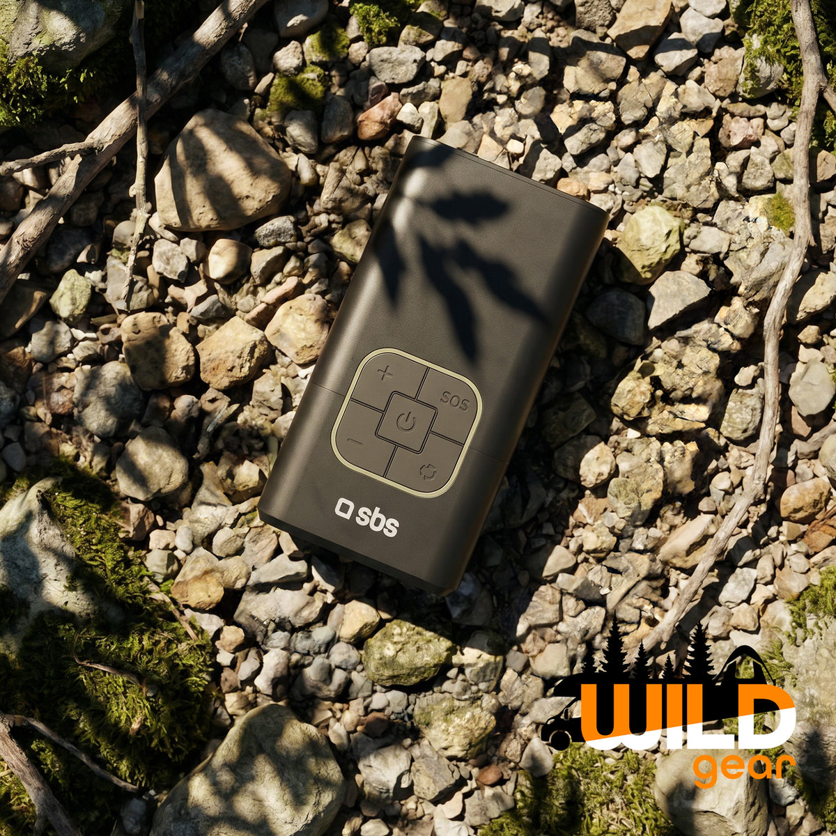 Compresseur portable 3600 mAh avec torche LED intégrée