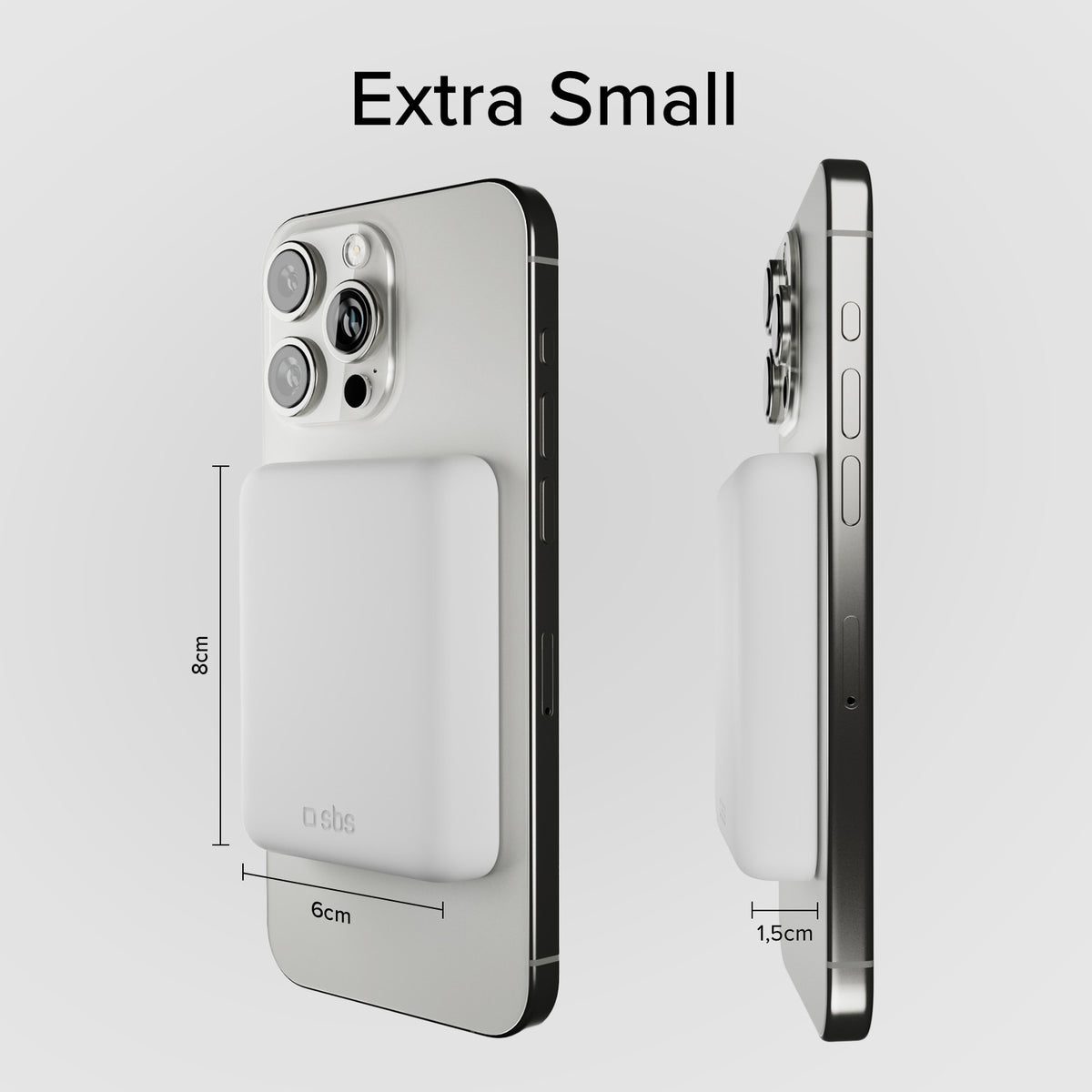 Ultra-compact wireless 5,000 mAh power bank