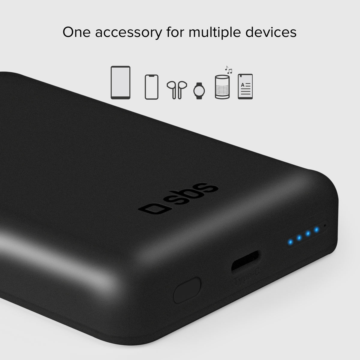 Powerbank magnética inalámbrica de 5000 mAh
