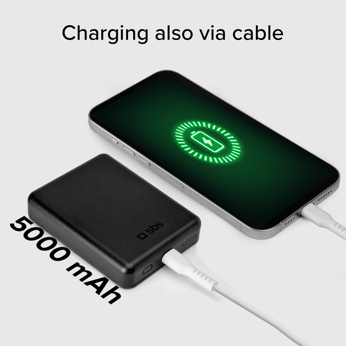 Powerbank magnética inalámbrica de 5000 mAh