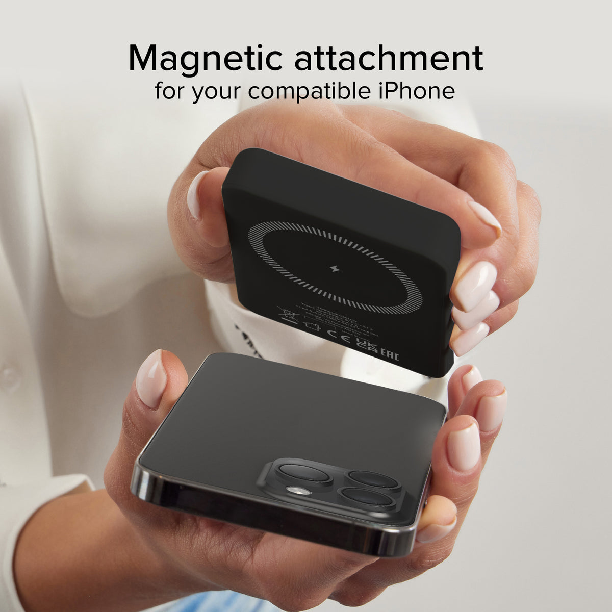 Powerbank magnética inalámbrica de 5000 mAh