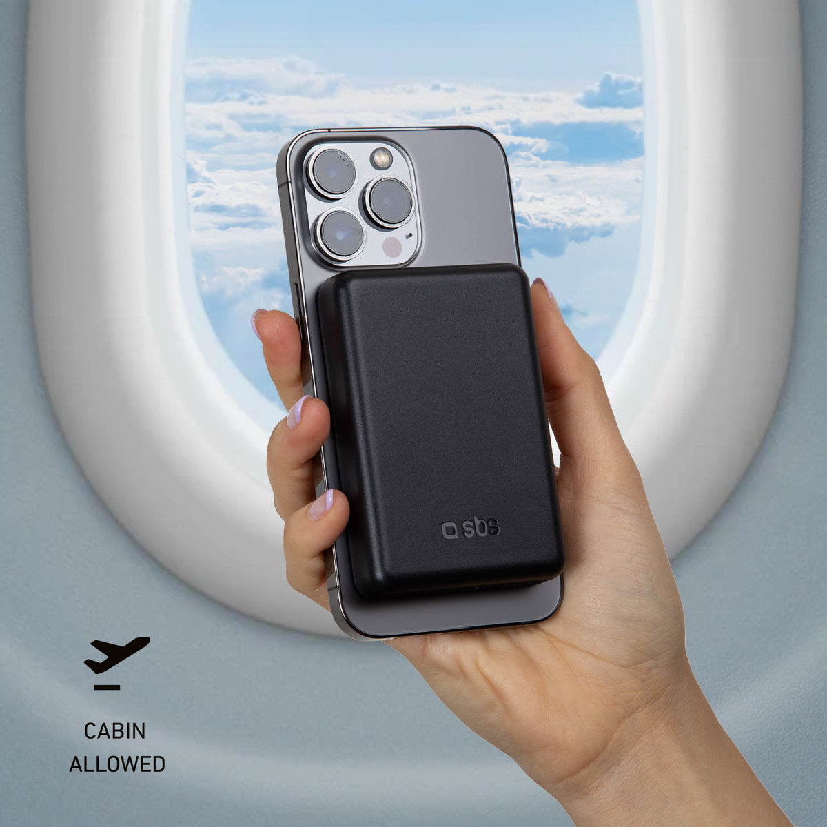 Powerbank magnética inalámbrica de 5000 mAh