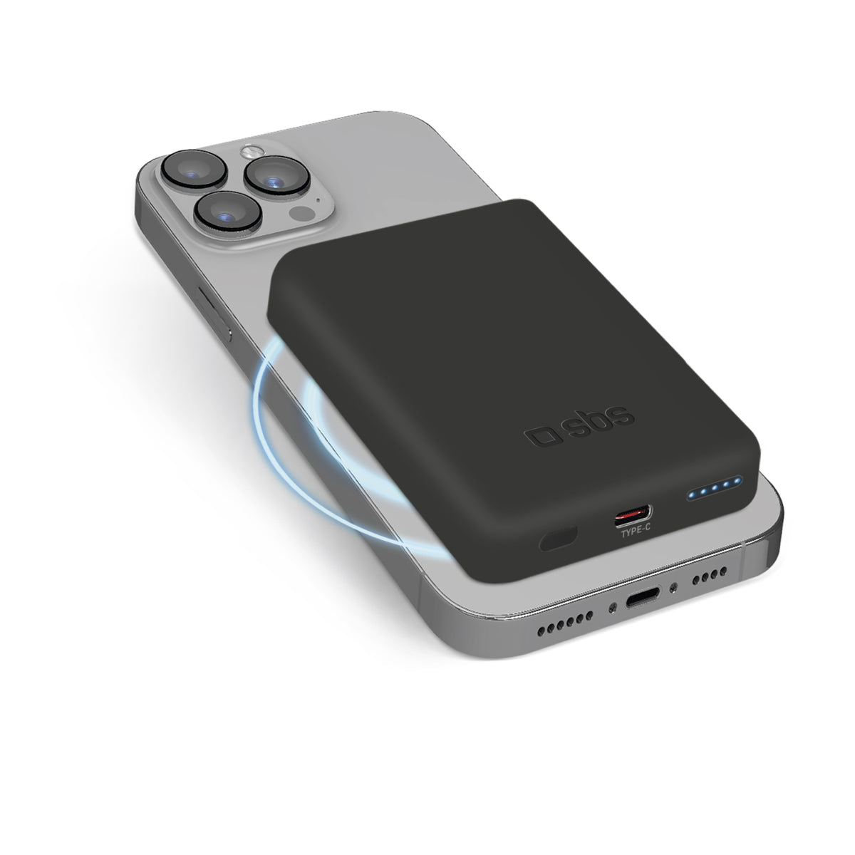 Powerbank magnética inalámbrica de 5000 mAh