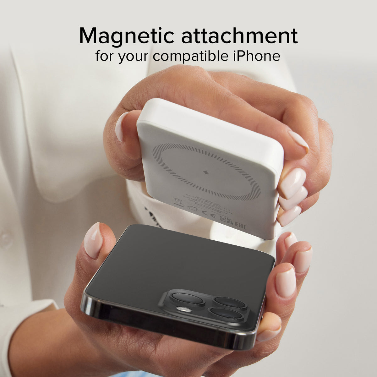 Powerbank magnética inalámbrica de 5000 mAh