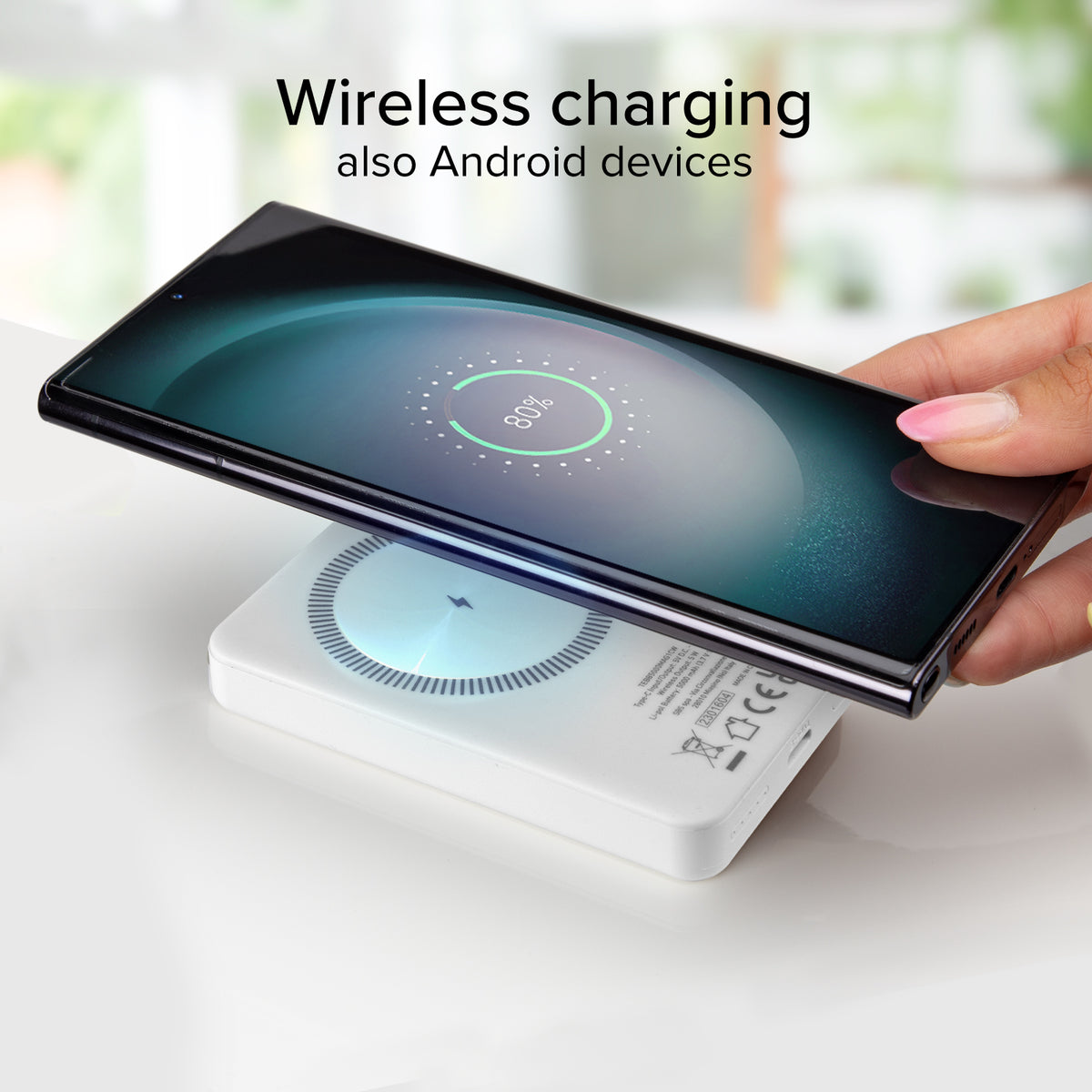Powerbank magnética inalámbrica de 5000 mAh
