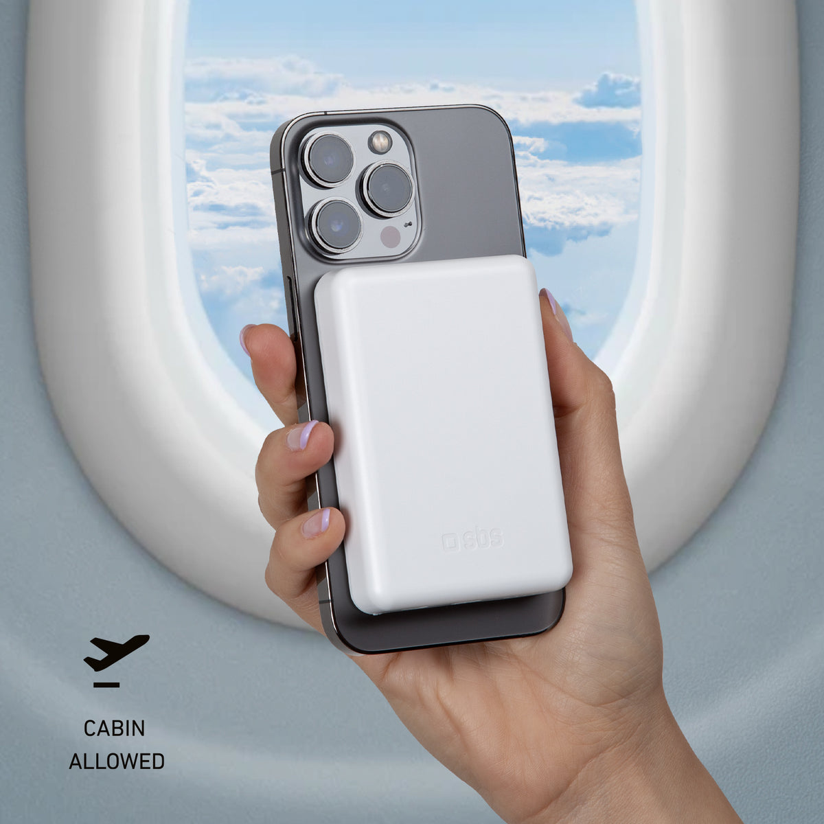 Powerbank magnética inalámbrica de 5000 mAh