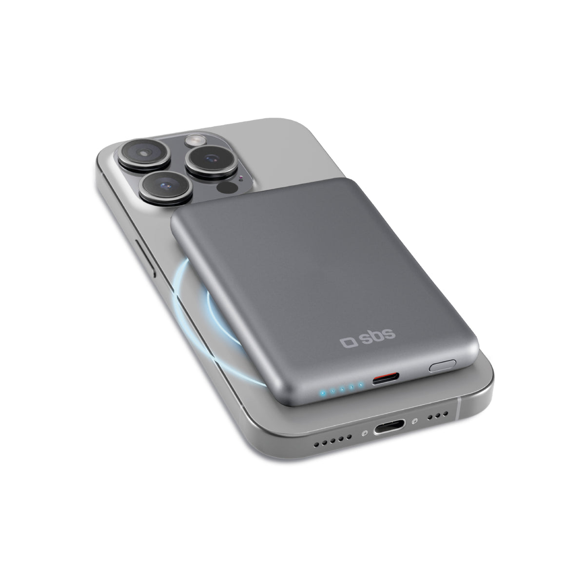 Power bank 5000 mAh compatible con MagSafe