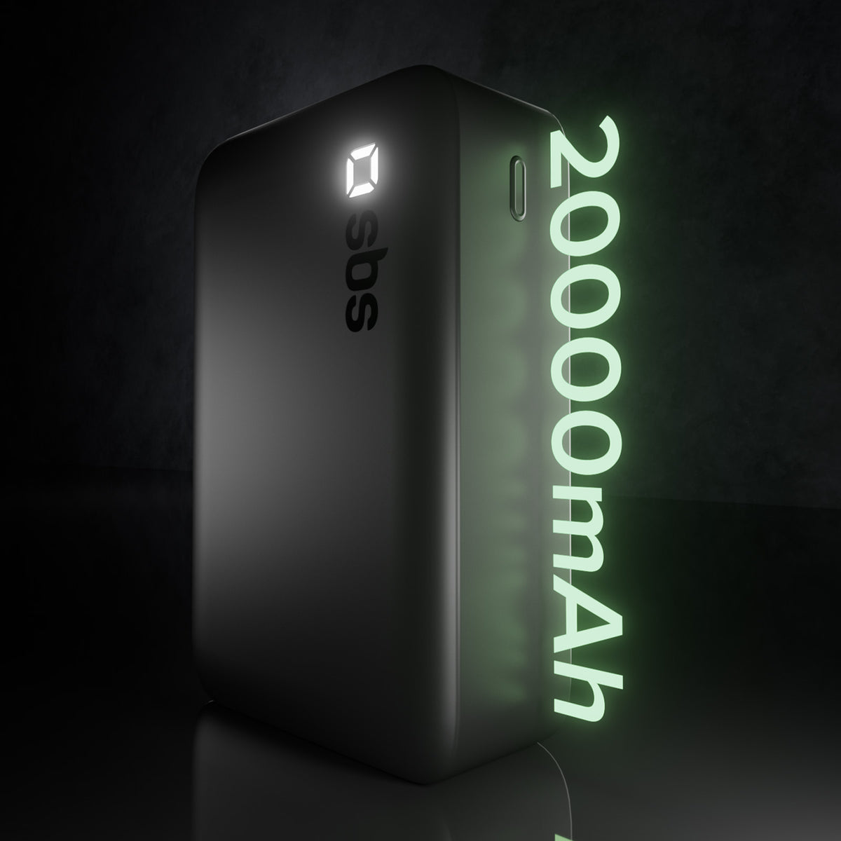 Power Bank 20000 mAh de alta densidad con PD y dos puertos USB