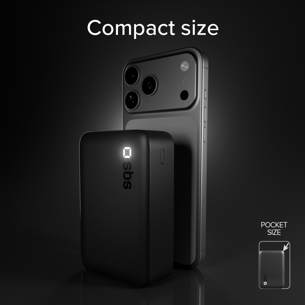Power Bank 20000 mAh de alta densidad con PD y dos puertos USB