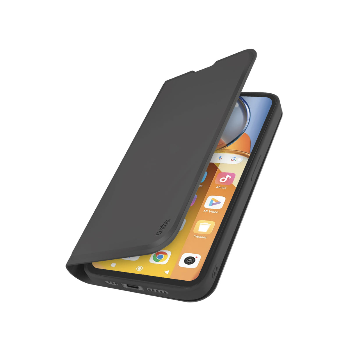 Book-style case with stand support and soft touch surface for Xiaomi Redmi 13C