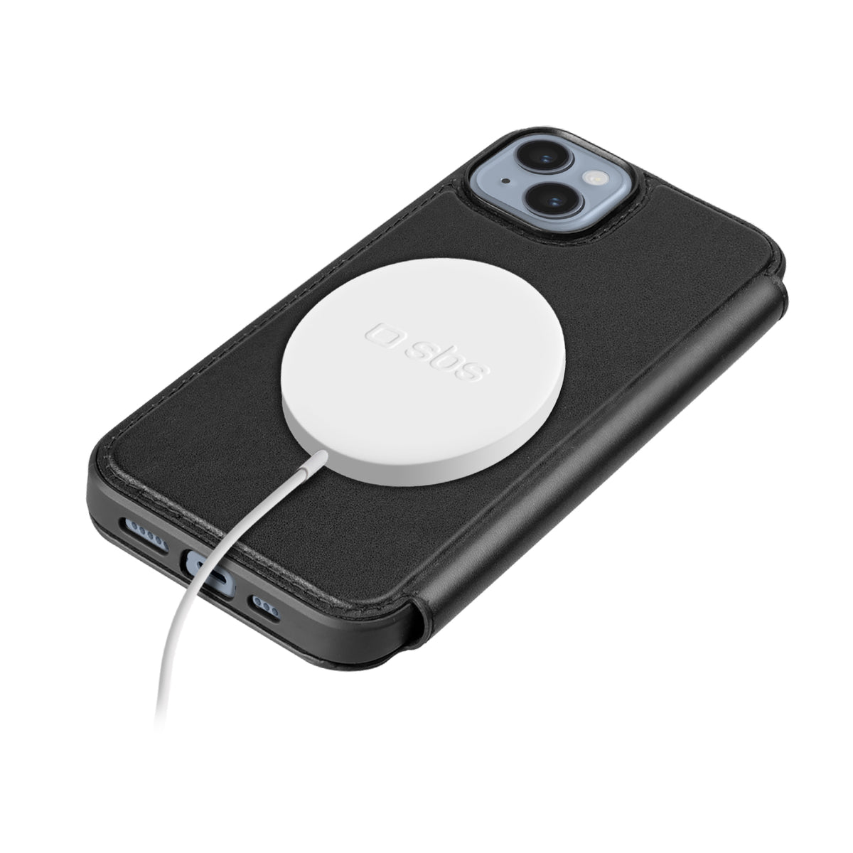 Funda tipo libro compatible con MagSafe para iPhone 14 Plus