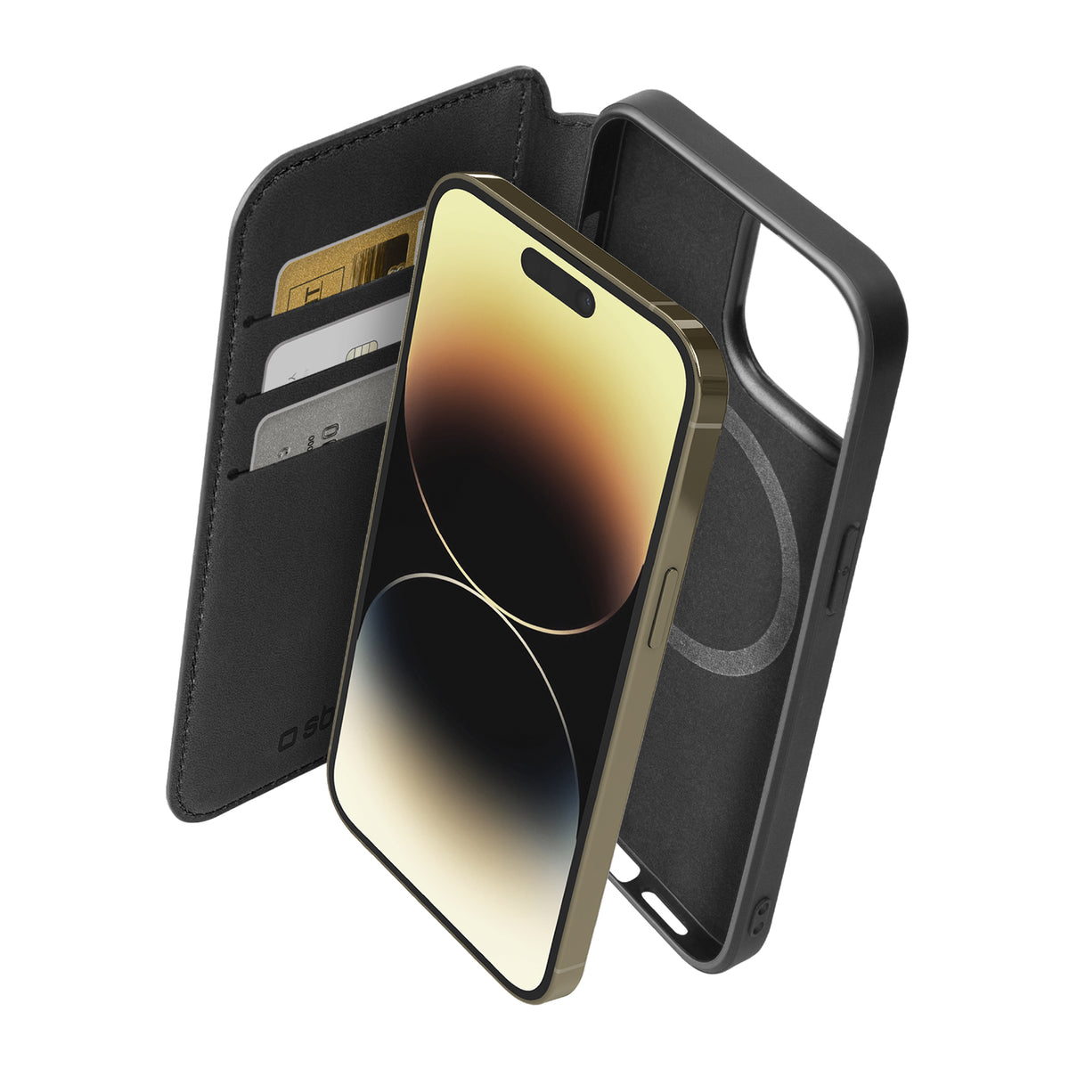 Funda tipo libro compatible con MagSafe para iPhone 14 Pro
