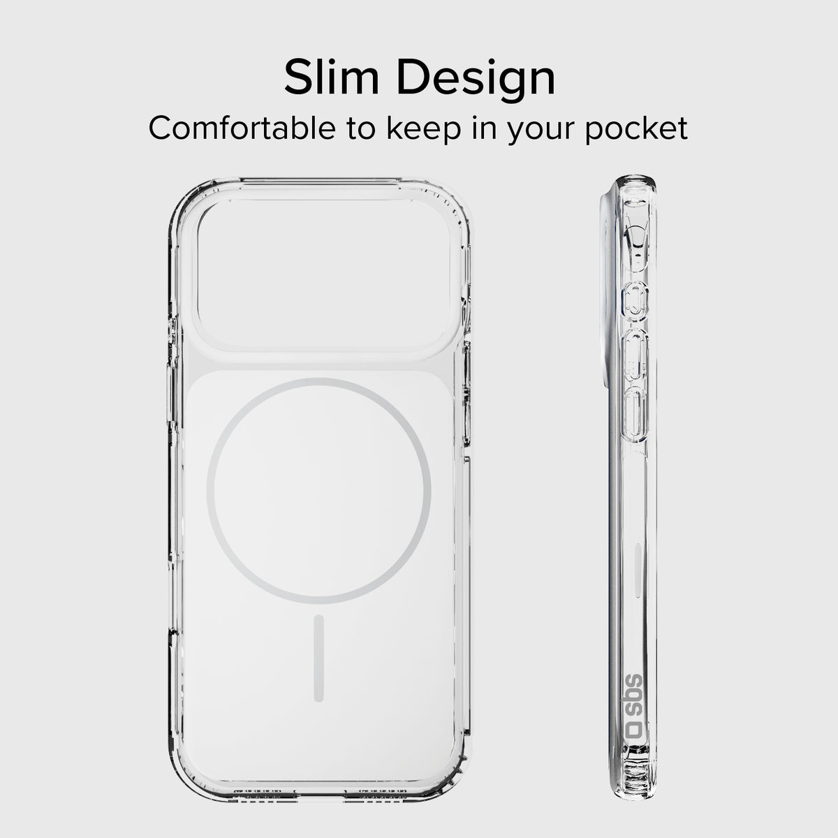 MagSafe-kompatible Magnethülle mit stoßfesten Ecken für das iPhone 18 Pro/17 Pro