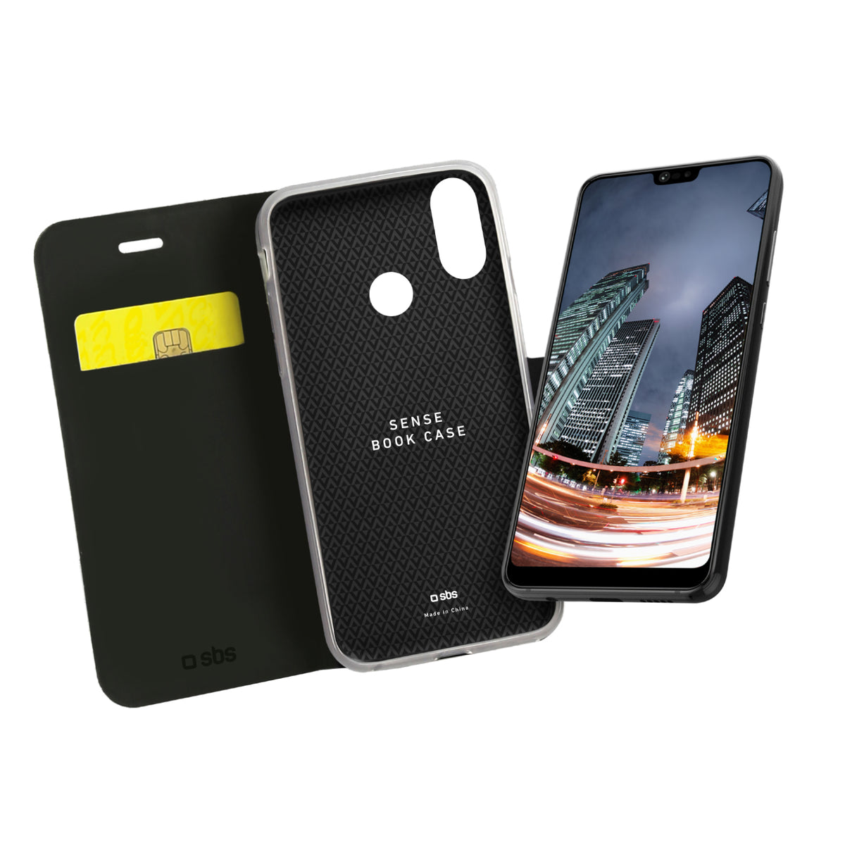 Handyhülle Book Sense für Huawei P20 Lite