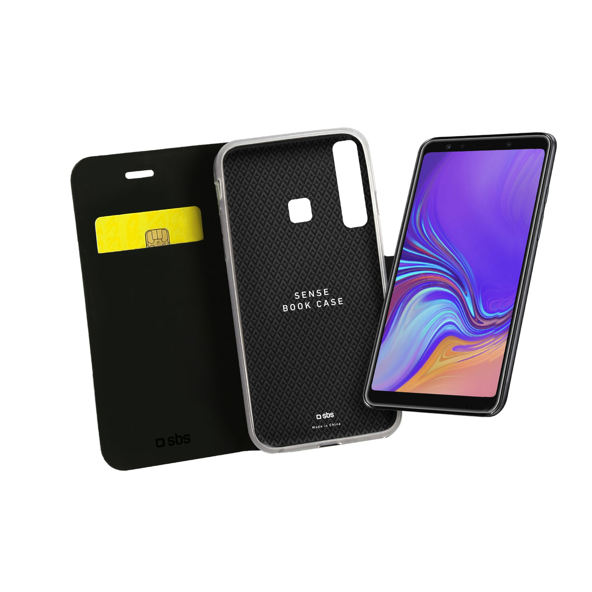 Handyhülle Book Sense für Samsung Galaxy A9 2018