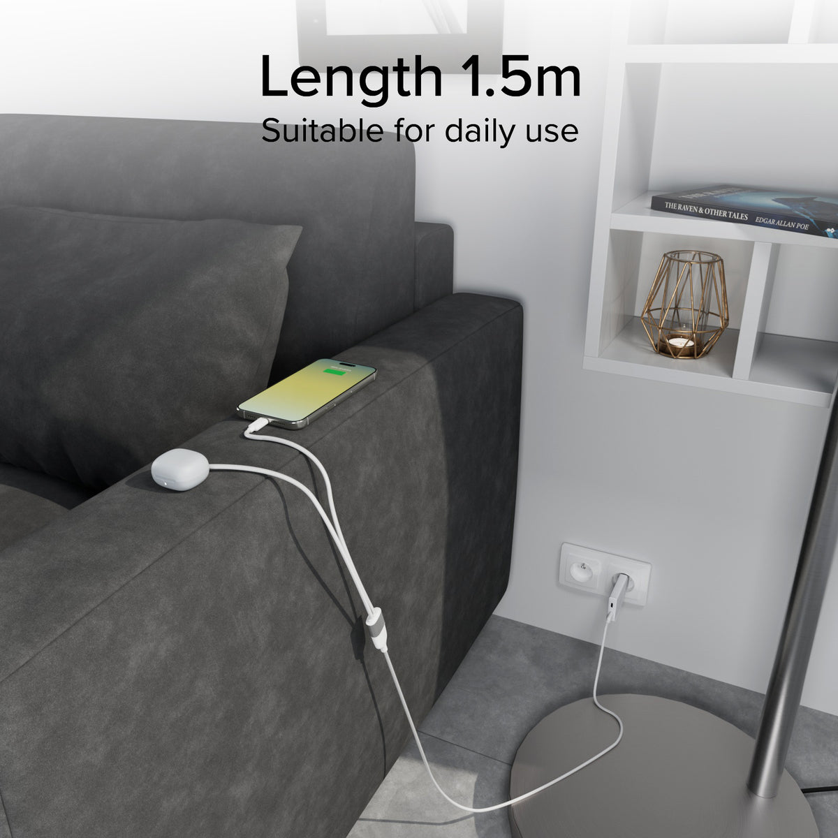 Répartiteur USB Type-C avec double sortie USB-C 60W