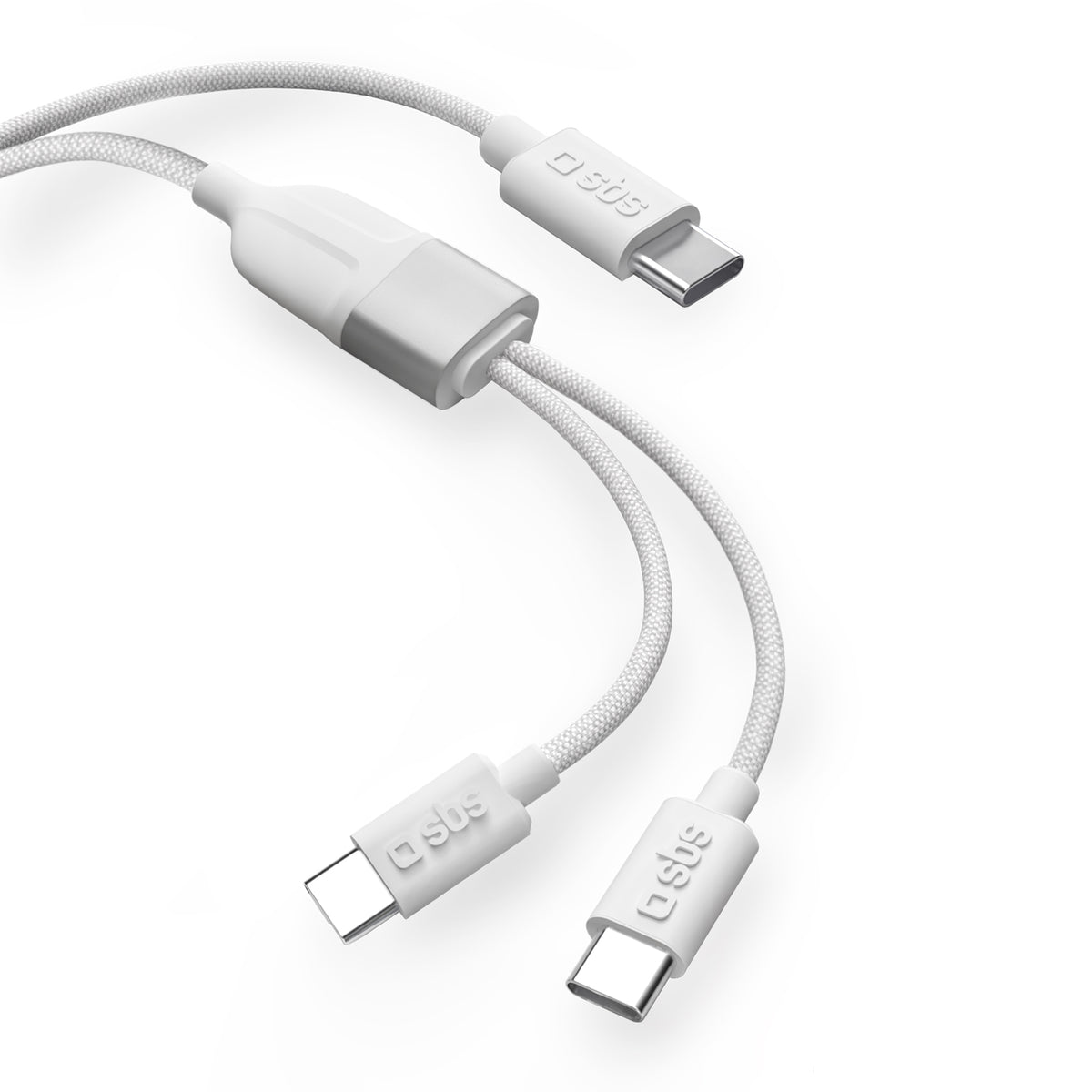 Répartiteur USB Type-C avec double sortie USB-C 60W