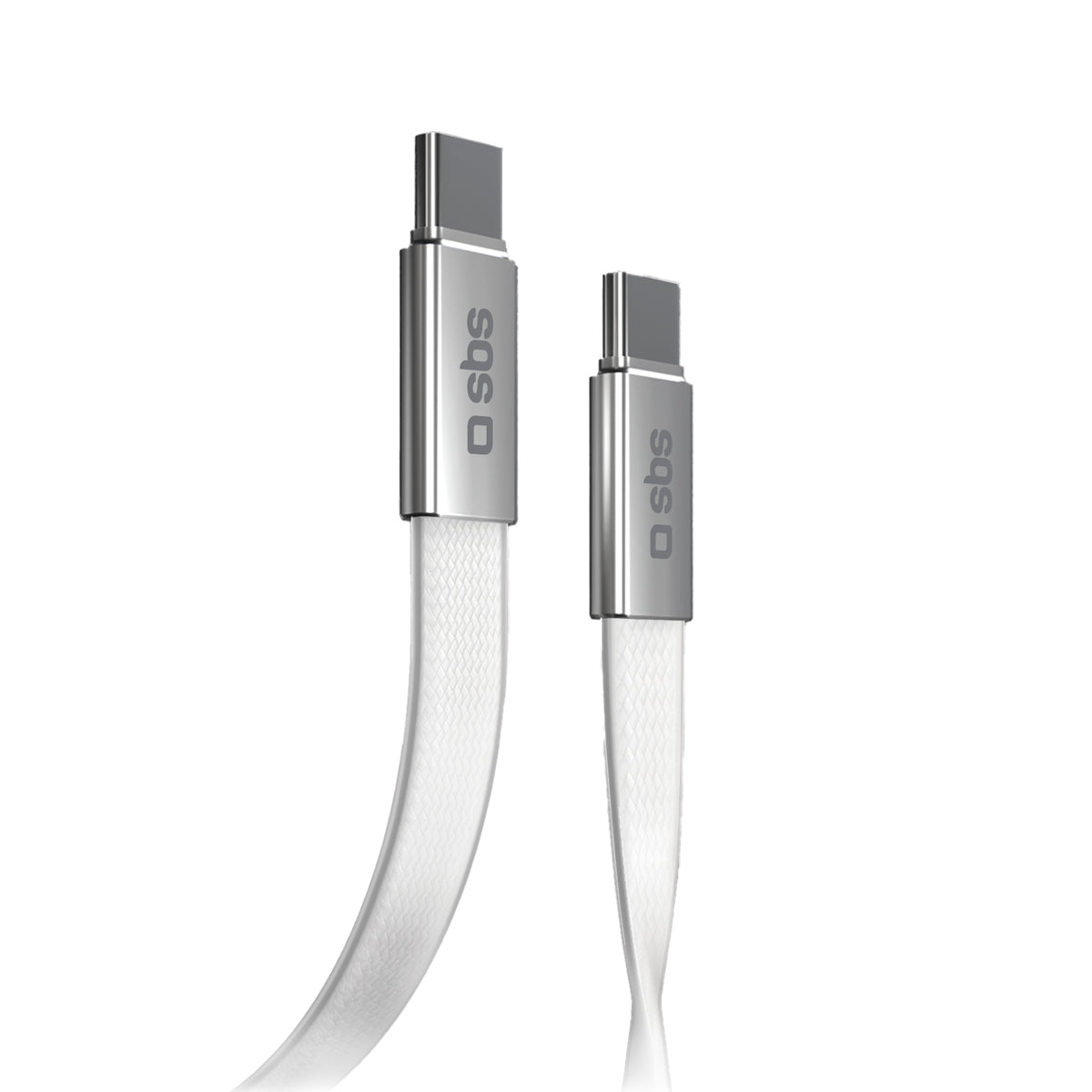 Câble fin pour charge et données avec connecteurs USB-C 2.0, 1 m