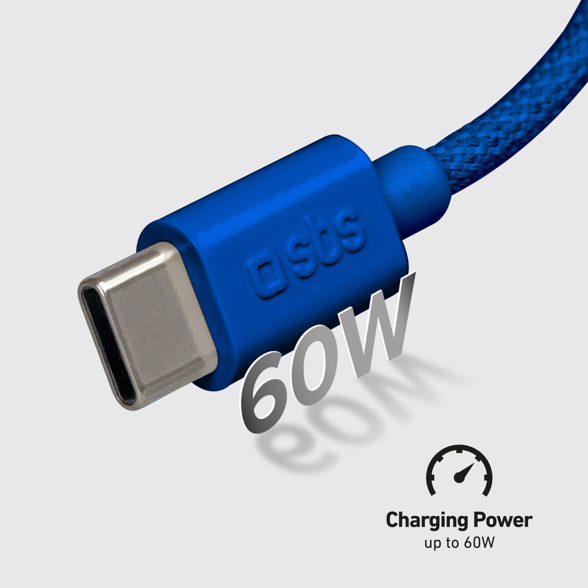 Cavo USB-C - USB-C in tessuto con fermacavo, 1.5 metri