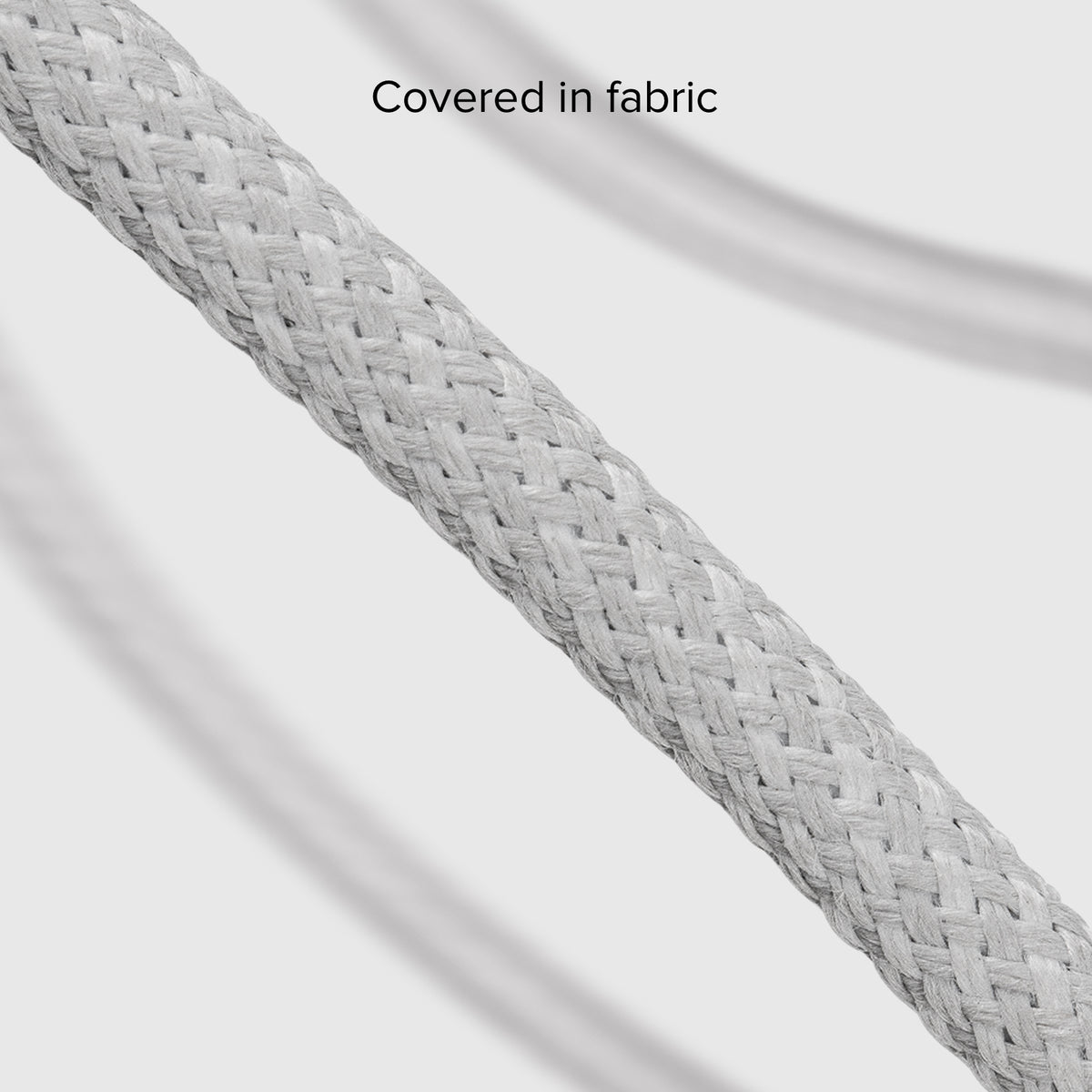 Cavo USB-C - USB-C in tessuto con fermacavo, 1.5 metri