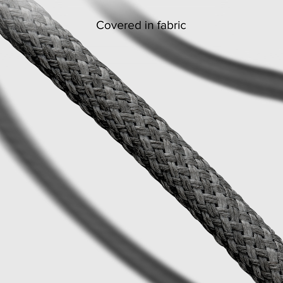Cavo USB-C - USB-C in tessuto con fermacavo, 1.5 metri
