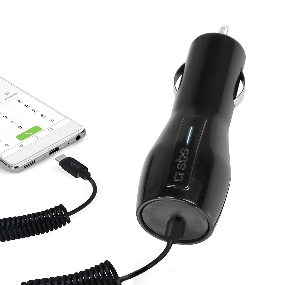 Tragbares Batterieladegerät fürs Auto, USB Typ C Anschluss