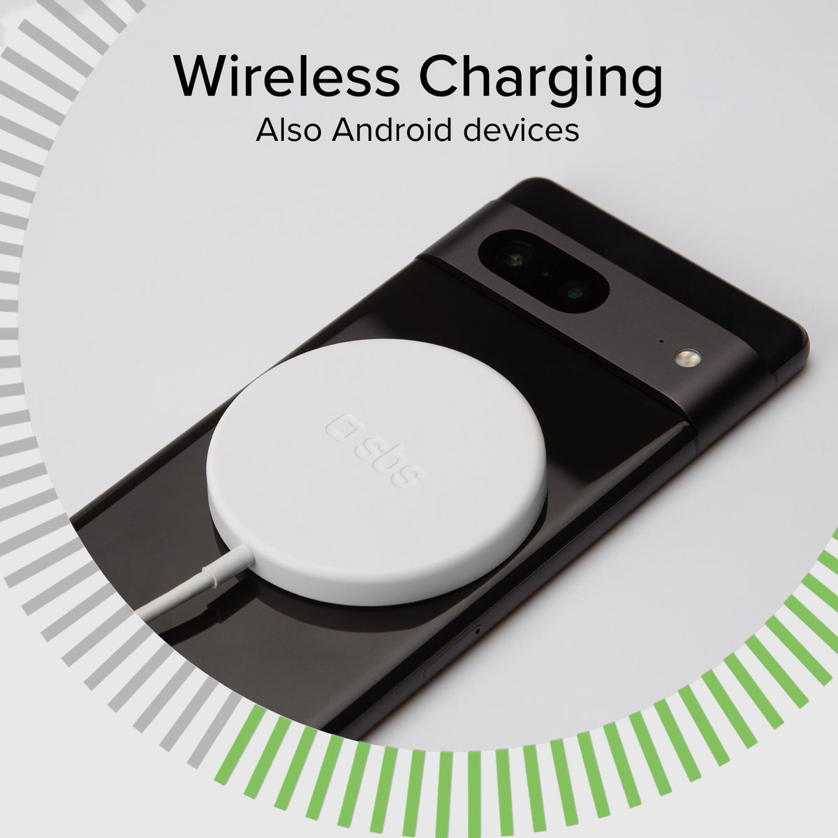 Chargeur sans fil pour Android et iPhone 16/15/14/13/12