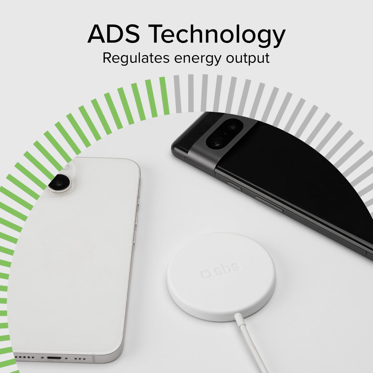 Chargeur sans fil pour Android et iPhone 16/15/14/13/12