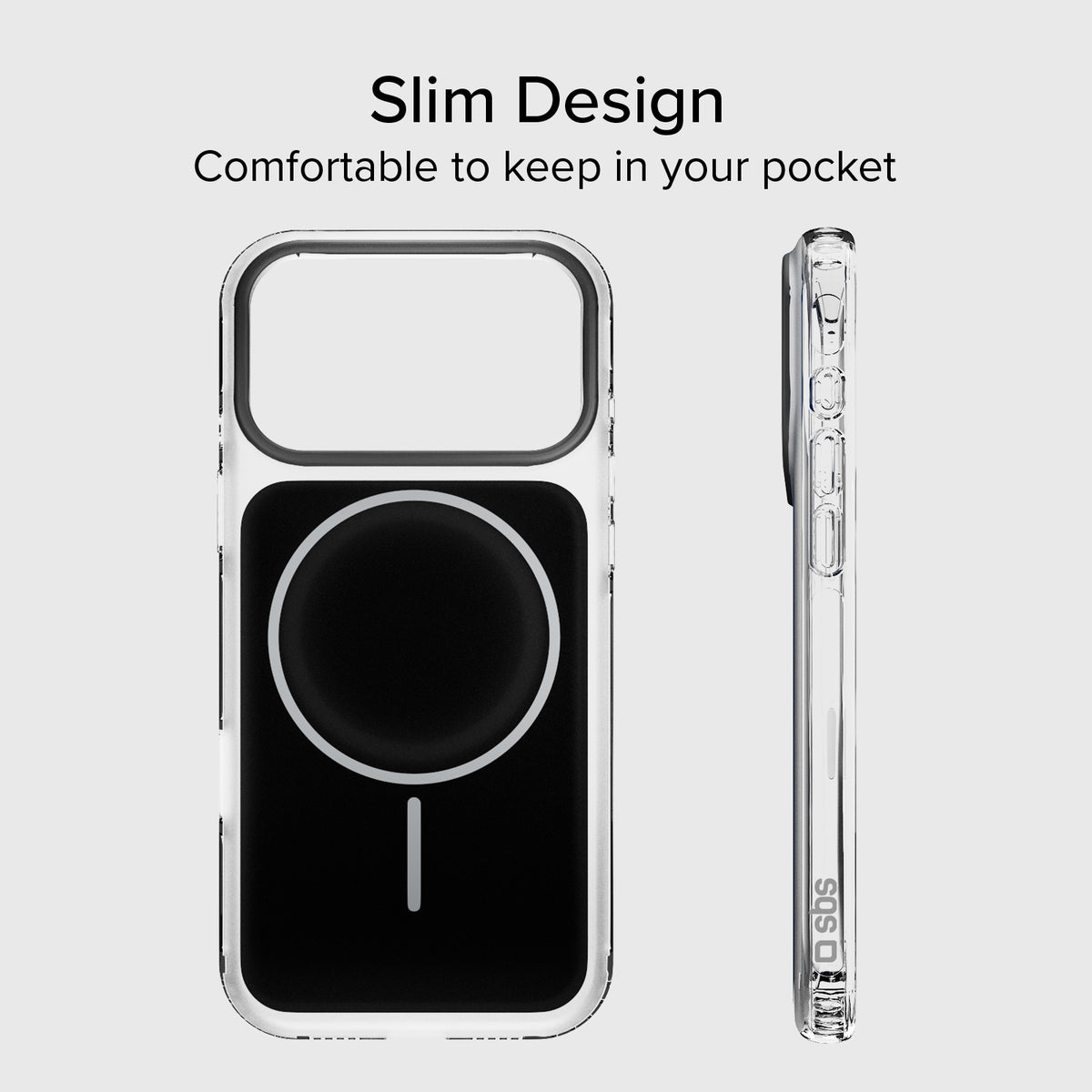 MagSafe-kompatible Magnethülle mit stoßfesten Ecken für das iPhone 17 Pro