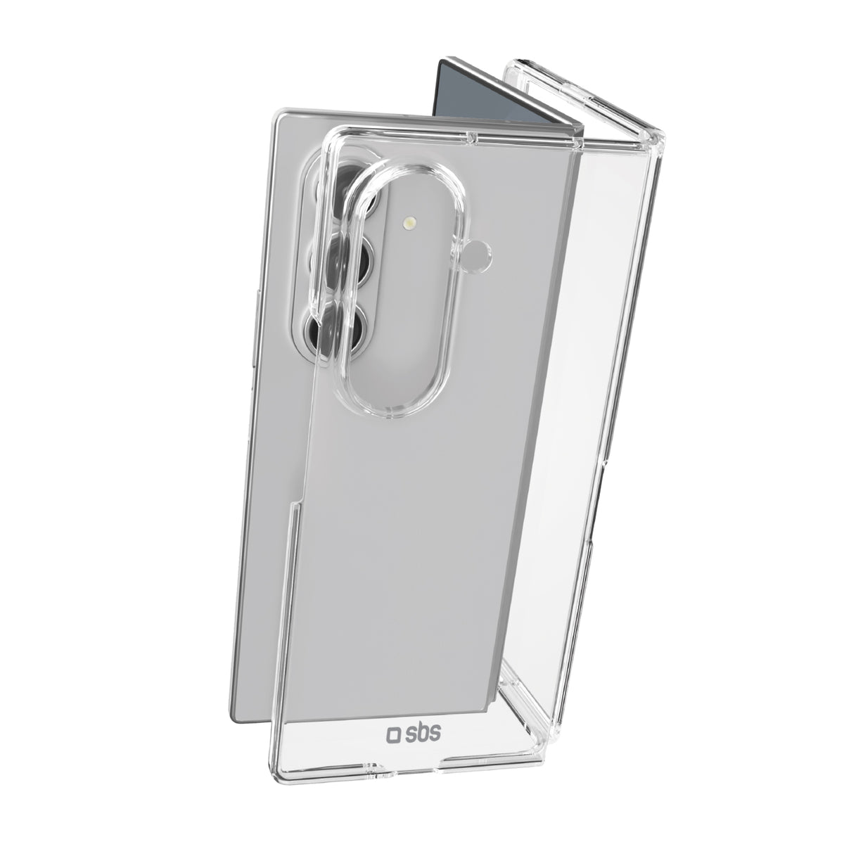Hybrid Case for Samsung Z Fold 7, transparent Fold case