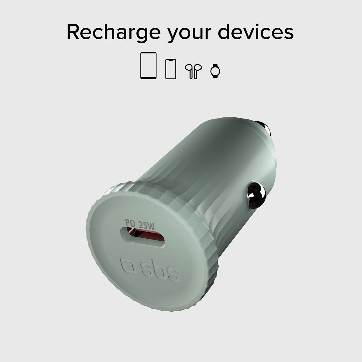 Car Charger with recycled material GRS