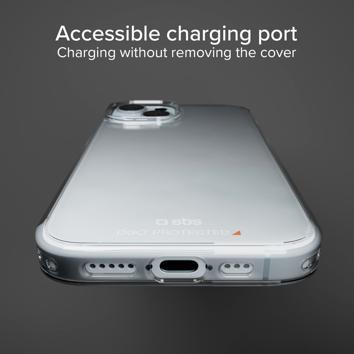 Extrem widerstandsfähiges Cover für iPhone 15 mit D3O-Technologie