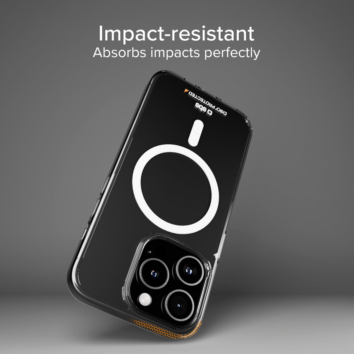 Extrem widerstandsfähiges Cover für iPhone 15 Pro Max mit D3O-Technologie