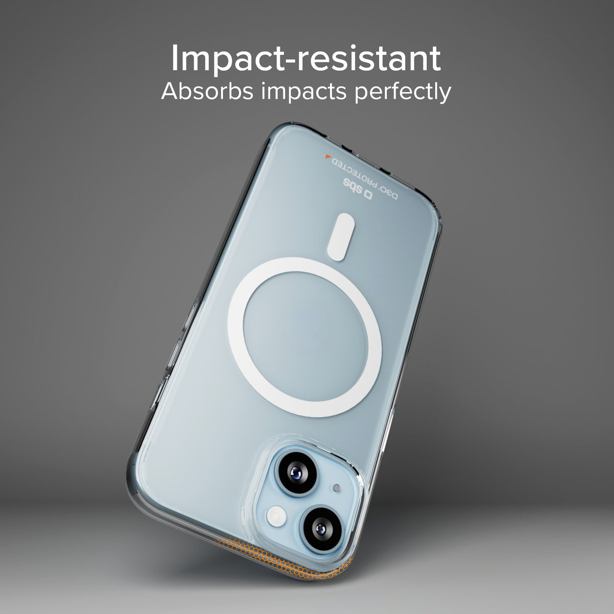 Extrem widerstandsfähiges Cover für iPhone 15 Plus mit D3O-Technologie