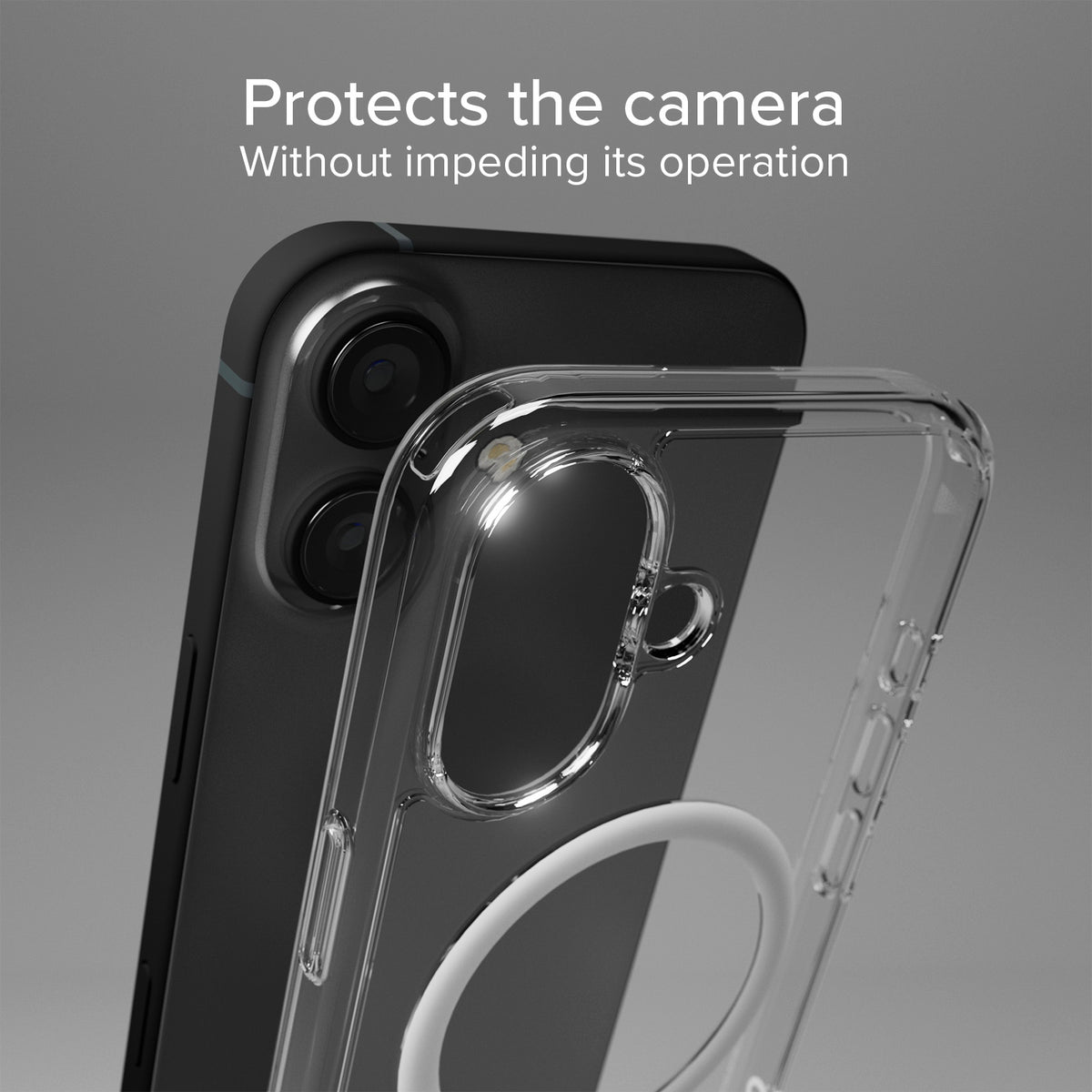 Extrem widerstandsfähiges Cover für iPhone 16 mit D3O-Technologie
