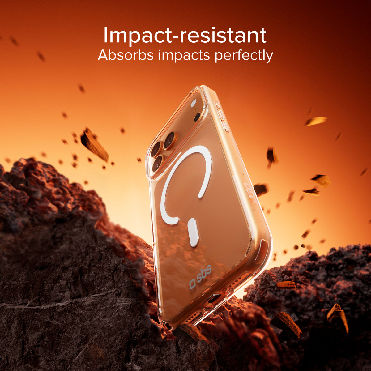 Ultra-strong case for iPhone 17 Pro with D3O technology